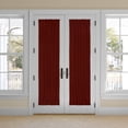 thumbnail image 4 of Darcy Rod Pocket Light Filtering Door Panel with Tieback - 25" x 40" - Marsala, 4 of 4