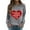 Grey, variant on Baqcunre Crewneck Sweatshirts Women's Sweatshirt Crew Neck Heart Letter Print Long Sleeve Casual Sweat Tops(Black S-XXL),Womens Sweatshirt Womens Tops Valentine'S Day Shirts For Women