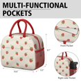 thumbnail image 6 of Lunch Bag Lunch Box for Women Reusable Insulated Lunch Bags,Water-Resistant Fruits Strawberry Pattern Cooler Lunch Tote Bag, Large Capacity for Work Travel Picnic, 6 of 6
