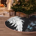 thumbnail image 5 of Balery Butterfly Angel Wings Art Printed Christmas Tree Skirt , Merry Christmas Party Christmas Tree Decoration,Adjustable Tree Skirt-48", 5 of 6