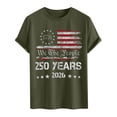 thumbnail image 4 of 4th of July Shirts for Men American Flag Short Sleeve Crew Neck Patriotic Graphic T-Shirts Independence Day Tee Tops AG,L, 4 of 6