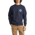 thumbnail image 2 of Billabong Men's Zinc Organic Cotton Blend Crewneck Pullover Sweatshirt (Medium, Navy), 2 of 6
