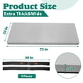 thumbnail image 2 of 3 Inch Thick Yoga Mat 72 x 32 x 3 Inch Extra Thick Non-Slip Exercise Mat for Pilates Fitness Gym Stretching, 2 of 6