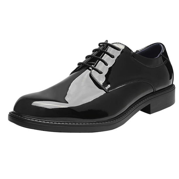 Zapatos Oxford de Vestir para Hombre Bruno Marc Downing-02 en Charol Negro