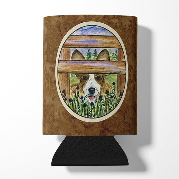 Caroline's Treasures SS8254CC Corgi Can or Bottle Hugger, Can Hugger, multicolor