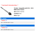 thumbnail image 2 of Tie Rod - Compatible with 2014 - 2015 BMW 328i GT xDrive, 2 of 2