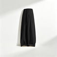 thumbnail image 6 of SAWOBUUN Men's Cotton Linen Pants Breathable Wide Leg Trousers Elastic Drawstring Waist Loose Fit Casual Summer Beach Pants, 6 of 9