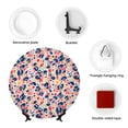 thumbnail image 4 of Yiaed Leopard Print (2) Print Bone China Decorative Plate Ceramic Dinner Plates Art Crafts with Display Stand-6in, 4 of 6