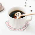 thumbnail image 5 of Yiaed Cute Axolotl Print Leather Coasters for Drinks - Cup Coasters Coffee Table Kitchen Table Bar, Home & Office Gifts Handmade Drink Coasters-Hexagon, 5 of 6