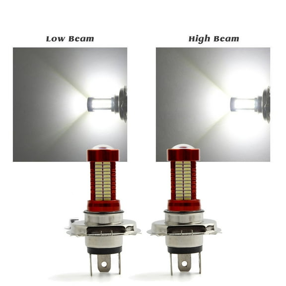 Renxiaooo 2PCS H4 40W 10000LM LED Headlight Kit Beam Bulb 6500K White Car LED Light 9005 Hid Bulb 8000k