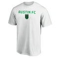 thumbnail image 2 of Men's White Austin FC Heart and Soul T-Shirt, 2 of 3