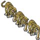 thumbnail image 1 of Parches decorativos Tiger03 PatchPros 29.2x22.5cm Amarillo/Blanco Bordado Adhesivo, 1 of 2