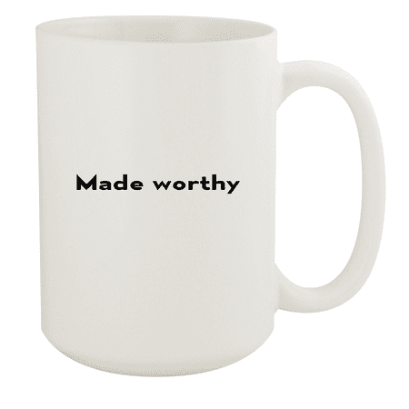 

Made Worthy - 15oz Ceramic White Coffee Mug