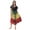 Rasta Short Sleeve, variant on Riviera Sun Rasta Short Sleeve Umbrella Dresses for Women 25028-XL (Rasta Short Sleeve, Small)