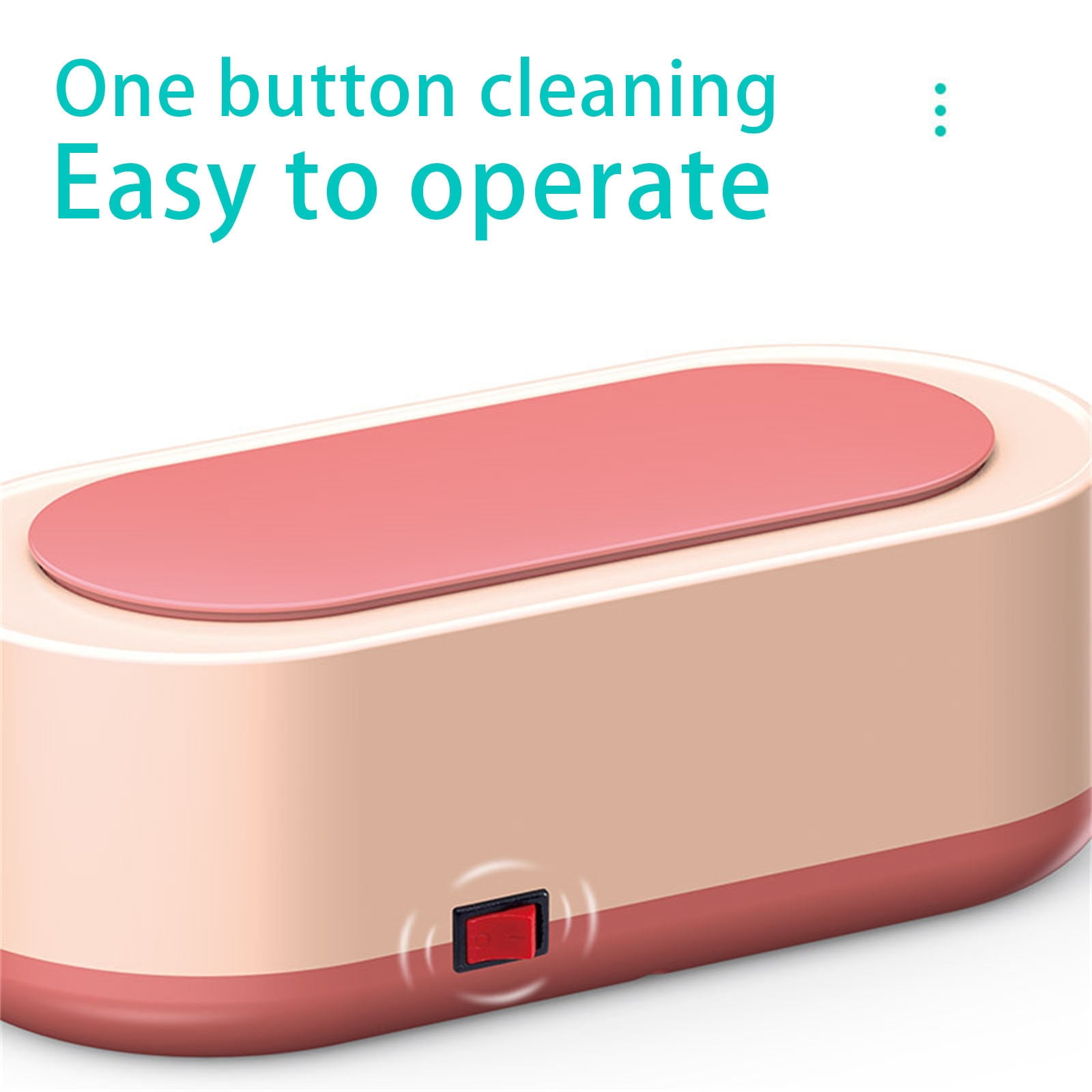 3 Set of Portable Ultrasonicing Cleaning Small High Frequency Vibration Jewelry Glasses Watches Cleaner 360 Degree Cleaning Box