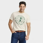 Men's Short Sleeve Graphic T-Shirt - Goodfellow & Co Ivory/Map M