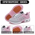 thumbnail image 6 of Rokment Air Cushion Running Shoes for Women Lightweight Comfortable Mesh Tennis Walking Shoes Breathable Mesh Gym Non Slip Work Fashion Sneakers Athletic Casual Light Pink Size 6, 6 of 9
