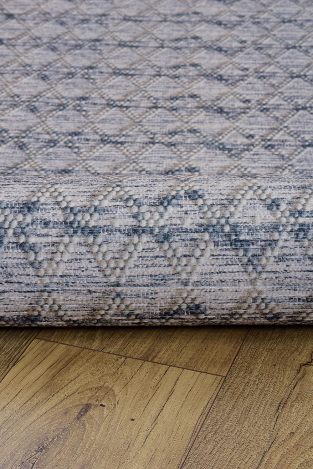 Mirage Macomb Cream & Blue 2' x 10' Runner Rug