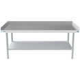 thumbnail image 3 of 30" x  60" 16-Gauge Stainless Steel Equipment Stand with Galvanized Undershelf, EQT-163060., 3 of 7