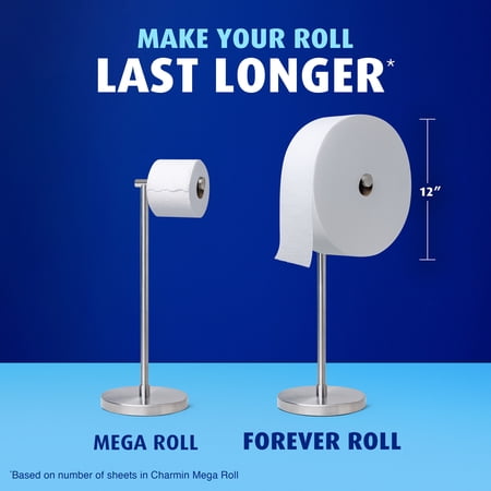 Charmin Toilet Paper Ultra Soft, Forever Roll Refill Rolls, 2-ply Bath Tissue, 3 Count