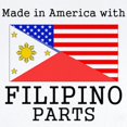 thumbnail image 2 of CafePress - Made In America With Filipino Parts Body Suit - Baby Light Bodysuit, 2 of 4