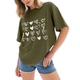 thumbnail image 2 of kamemi Graphic Tees for Women Women's Softstyle Cotton T-Shirt(AG,XXL), 2 of 4