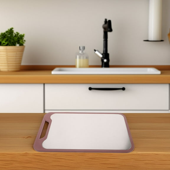 Hemoton Reversible Stainless Steel and Plastic Cutting Board Set for Kitchen Meat, Vegetables, Fruit - Multi-Function, , 1 Piece