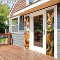 thumbnail image 6 of 2D FLAT 1pair Party Packs Happy Easter Bunny Porch Banner Sign Bunny Banner, 11.81x70.87 Inch Polyester Fabric Hanging Spring Door Banner Eggs Carrot Front Door Decorative Welcome Banner Spring Sign, 6 of 7