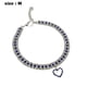 thumbnail image 2 of Collar de perro de metal con cadena de oro rosa, mascota linda de moda, 2 of 5