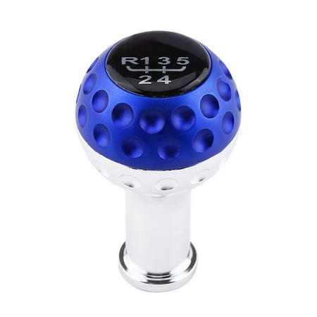 4 Speed Manual - TOPINCN 4 Color Universal Aluminum 5 Speed Car Manual Gear Shift Knob Head Shifter Lever