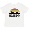 thumbnail image 3 of Inktastic Memphis Tennessee Skyline Retro Sunset Boys or Girls Baby T-Shirt, 3 of 5