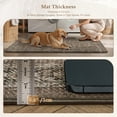 thumbnail image 6 of BERTHMEER Kitchen Rugs for Floor 2 Piece, 17.3"x30"+17.3"x47" Anti Fatigue Waterproof Brown Kitchen Mats, Non Slip Comfort Standing Mat Rug for Home, Sink, Laundry, Brown, 6 of 7