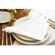 thumbnail image 2 of [Paquete de 24] Servilletas de tela blancas, Servilletas de poliéster para la cena, 2 of 8