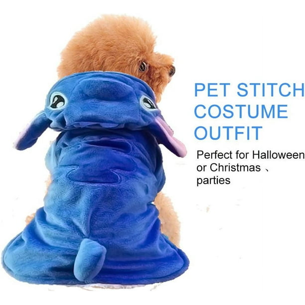 Stitch Pet Outfit: Comfortable Dog Hoodie and Pajamas for Small