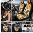 thumbnail image 2 of KUIFORTI Hummingbird Print Car Seat Cover Set Wear-Resistant Set 15 Pcs Automotive Front Seat & Bench Back Seat Cover Washable Breathable Non Slip Fits for Cars Truck SUV, 2 of 7