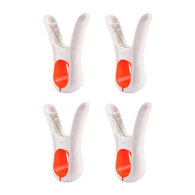 4 pinzas para toallas de playa, pinzas para ropa, agarre fuerte, , resistentes al viento, para colgar , sábanas, , trajes de baño. Naranja