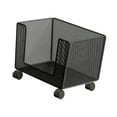 thumbnail image 4 of deevoka Mesh Rolling File Cart with Wheels Portable for Office Handbag School Black, 4 of 9