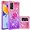 Pink Purple, variant on Phone Case for Xiaomi Redmi Note 11 Pro 5G/4G, Shiny Bling Quicksand Effect TPU Bumper Case with Four Corners Protection Cover for Redmi Note 11 Pro 5G/4G, Pink Blue