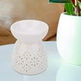 thumbnail image 5 of WALFRONT Ceramic Tealight Holder Essence Oil Burner Candle Incense White Wax Melter Oil Melt Warmer Candle Tart Burner, 5 of 9