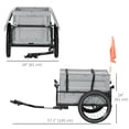 thumbnail image 3 of Aosom Remorque de Bicyclette avec Boîte de Rangement Amovible, 3 of 10