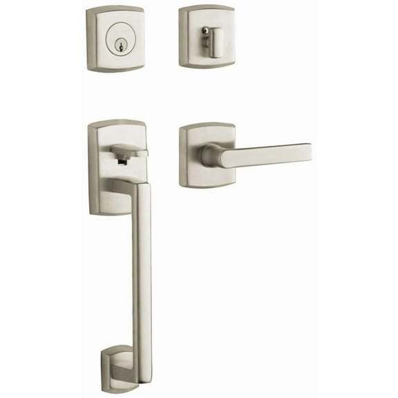 Baldwin 85386056LFD Soho Sectional Trim Full Dummy Set - Lifetime Satin Nickel