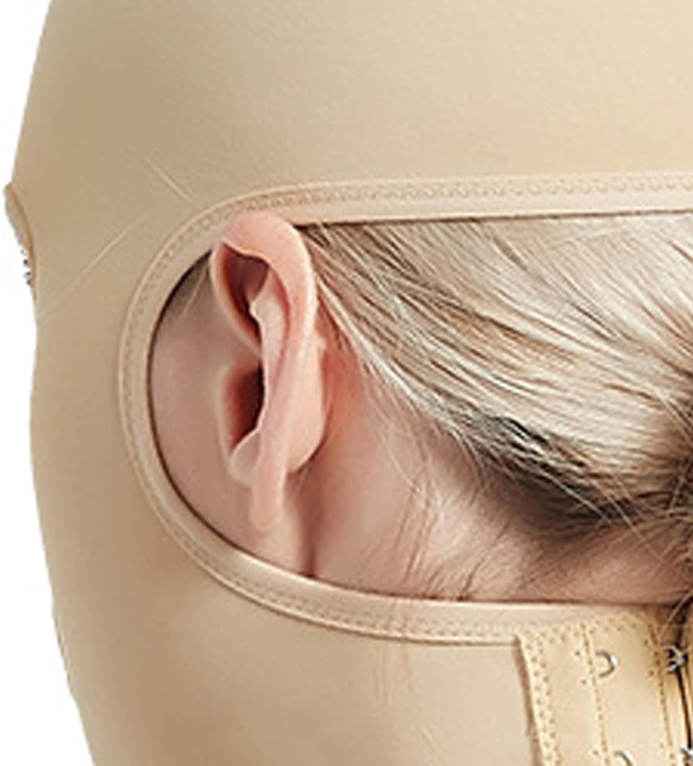 Yoqb Full Face Sleeping Belt, Reusable V Shape Cheek Chin Slimming Belt Strap Face Mask Bandage,Thin Facial Massage Shaper,V Line Face Belt (M) A110