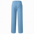 thumbnail image 4 of UAYOTSE Boys Baggy Sweatpants Wide Leg Straight Elastic Waist Athletic Jogger Teens Loose Open Bottom Casual Sweat Pant,Sizes 11-12 Years, 4 of 5