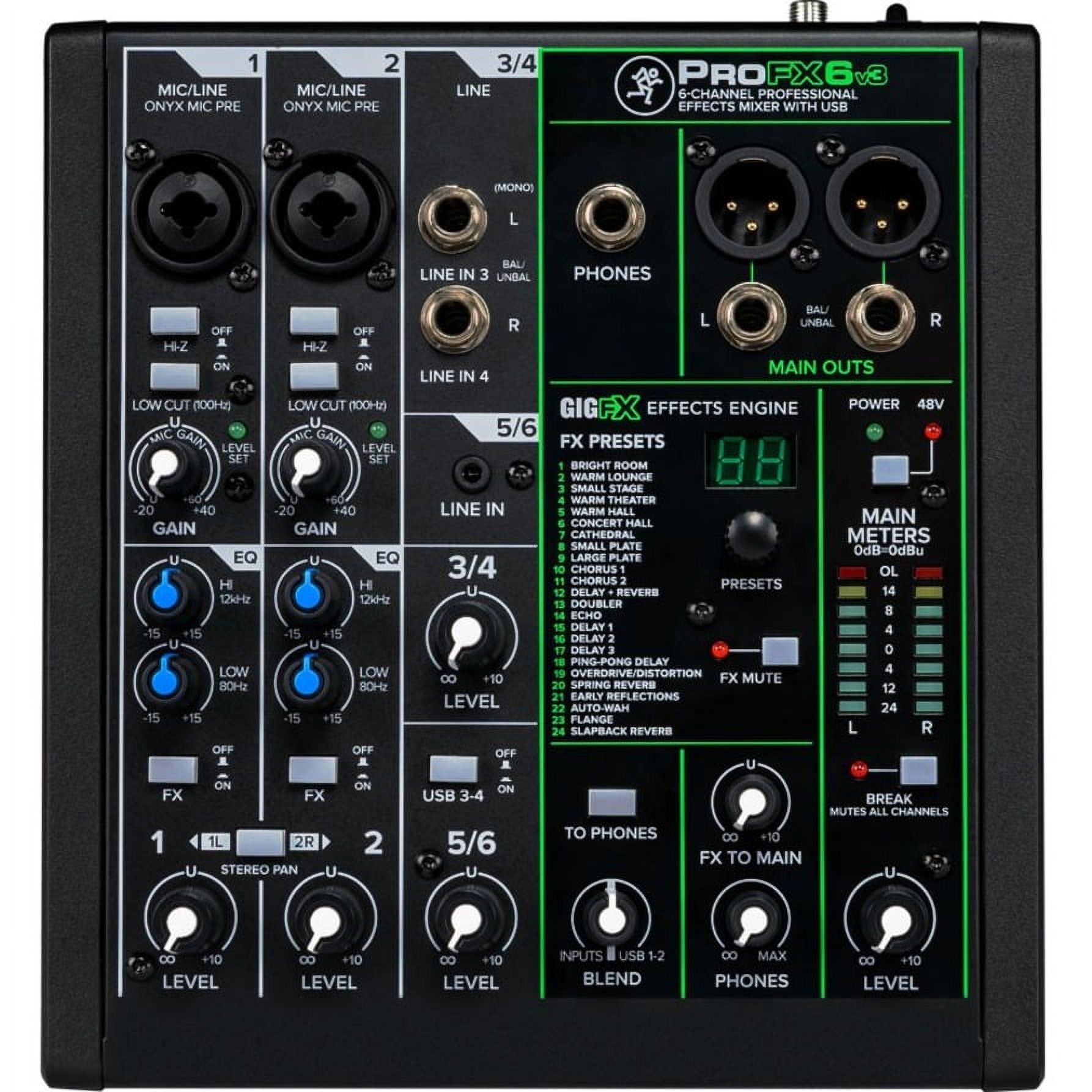 Mackie ProFX6v3 Audio Mixer - image 5 of 5