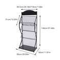 thumbnail image 2 of Shangmakel Floor-Standing Magazine Rack , 4-Layer Iron Information Rack Storage Rack S-shaped Newspaper Rack Display Rack Black, 2 of 11