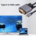 thumbnail image 1 of Cable adaptador USB 3.1 tipo C a VGA de 10 Gbps para pantalla HD de PC, portátil y monitor., 1 of 4