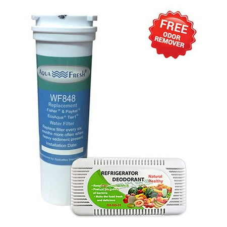 

Aqua Fresh Replacement Water Filter for Fisher & Paykel 836848 and Free Odor Remover