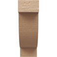 thumbnail image 2 of 6"W x 12"D x 18"H Classic Alpine Rough Cedar Woodgrain TimberThane Corbel, Primed Tan, 2 of 6