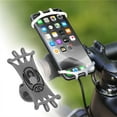 thumbnail image 3 of Cheers.US Bike Handlebar Bracket Universal Multifunction 360 Rotatable Silicone Stable Bicycle Mobile Cell Phone Holder for Navigation Bike Accessories, 3 of 7