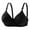 Black Bra for Women, variant on AINIYS Bralette Wireless Soft Cup Bra Thin Fabric Bralettes Secure Fit Bra for Women Breathable Everyday Bras Pink 38/85A